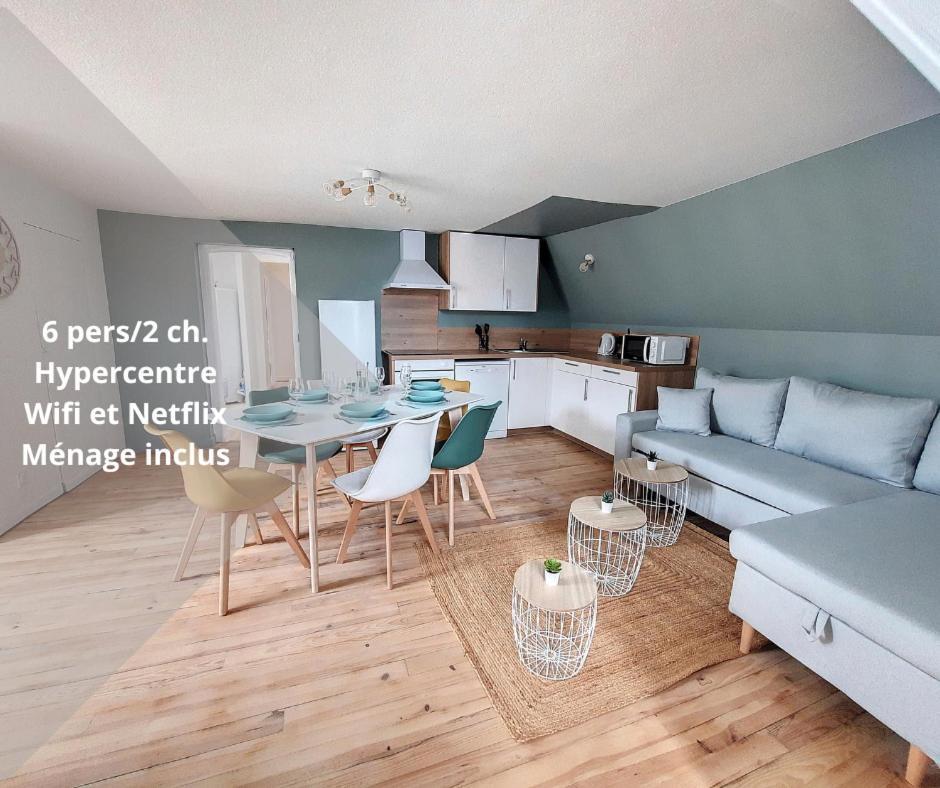 Le Pic*Wifi*Netflix*Menage Inclus Apartment Bagnères-de-Bigorre Exterior foto